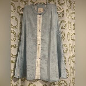 Chinese hanfu Ming dynasty round collar short bijia, fully lined